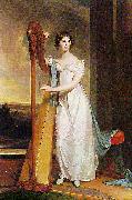 Eliza Ridgely with a Harp Thomas Sully